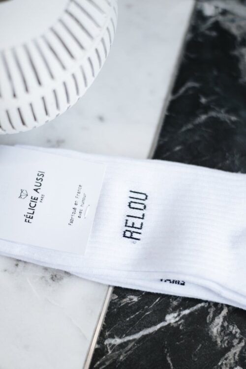 Chaussettes - Félicie Aussi - Relou blanches - 36/40
