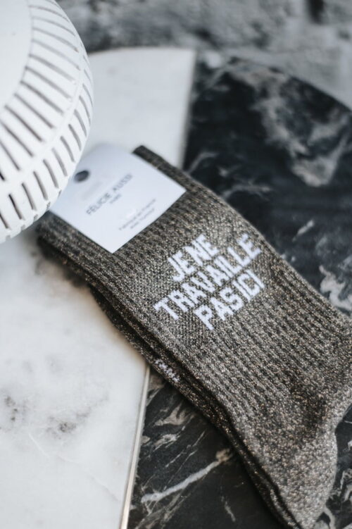 Chaussettes - Félicie Aussi - Je ne travaille pas ici - Paillettes - 36/40