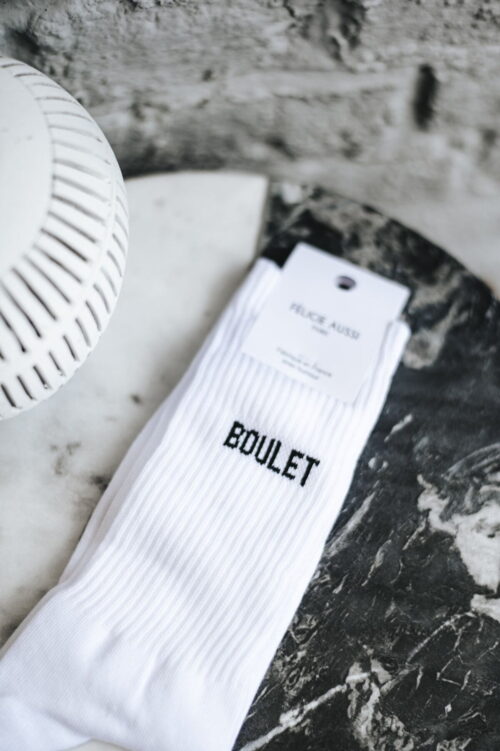 Chaussettes - Félicie Aussi - Boulet - Blanc - 36-40