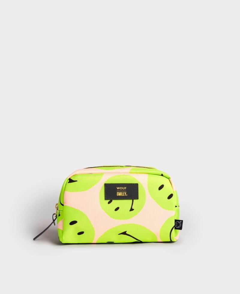 WOUF MB230009 Toiletry Bag Smiley Front 2