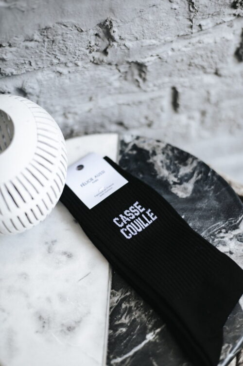 Chaussettes - Félicie Aussi - Casse couille noir 40/45