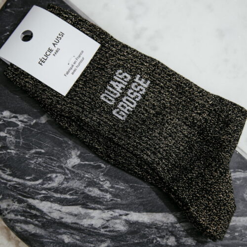 Chaussettes - Félicie - Ouais grosse - Paillettes noir 36/40