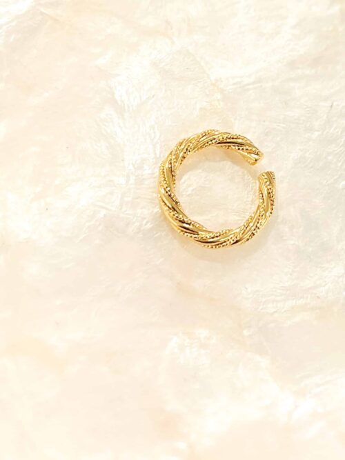 Bague ajustable plaqué or - By Sidonie - Laly