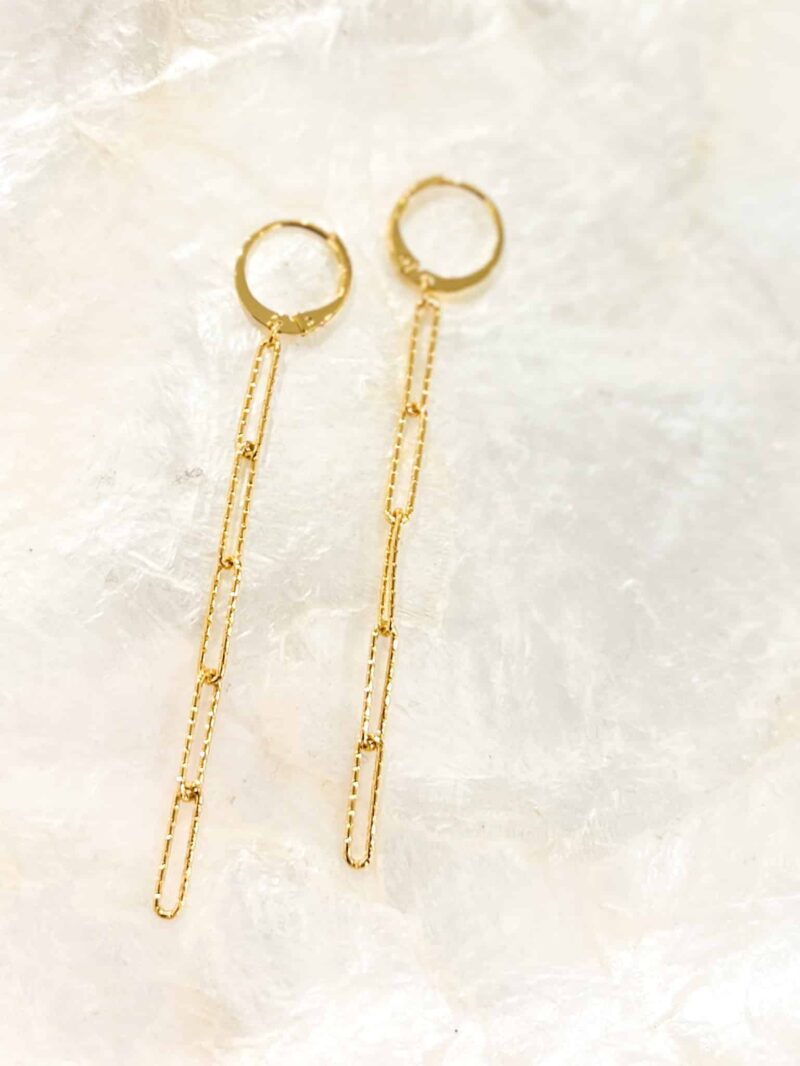 boucles doreilles plaque or by sidonie olga 18