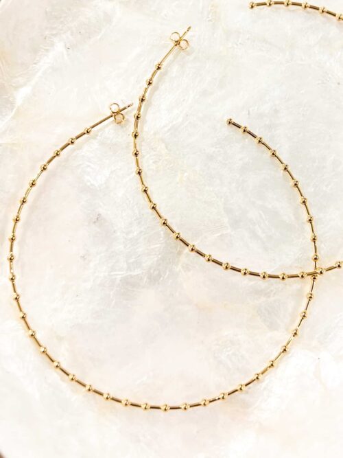 Boucles d'oreilles plaqué or - By Sidonie - Louise