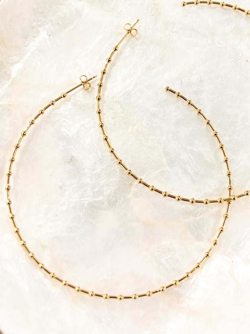 boucles doreilles plaque or by sidonie olga 19