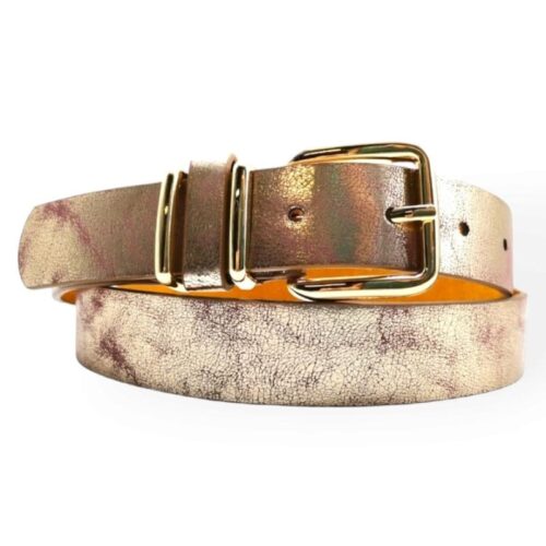 Ceinture avec boucle doré - Manu - Bronze