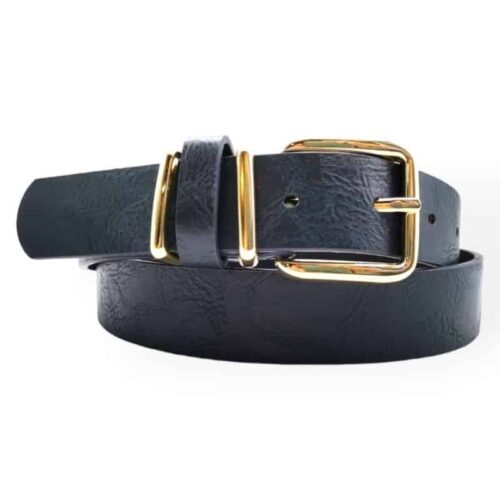Ceinture avec boucle doré - Manu - Marine