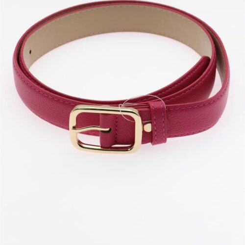 Ceinture classique avec boucle doré - Joelle - Magenta