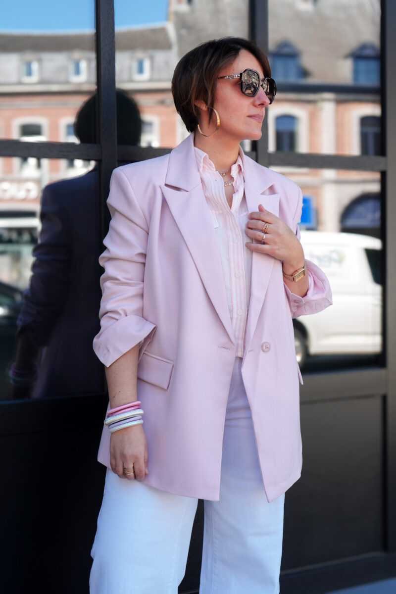 jeans wide leg uni taille haute nathalie blanc 07