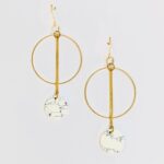 Boucles d’oreilles laiton - NAO - BOL858