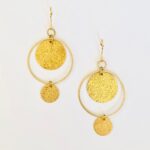 Boucles d’oreilles laiton - NAO - BOL871