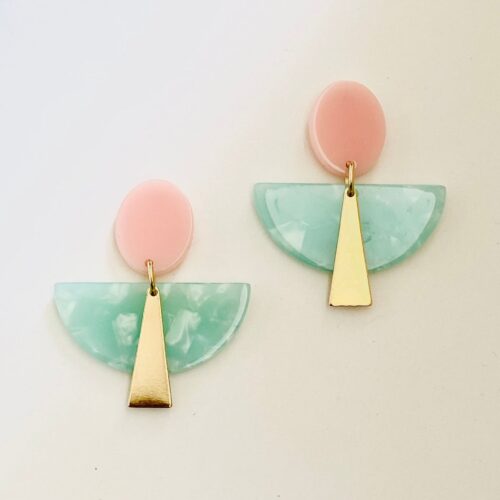 Boucles d’oreilles plaqué or - NAO - BB353