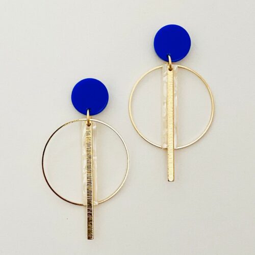 Boucles d’oreilles plaqué or - NAO - BB354