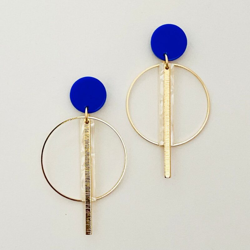 Boucles doreilles plaque or NAO BB354 NAO 17539 2