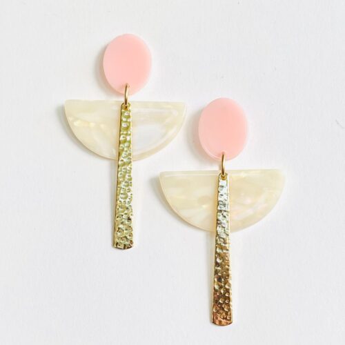 Boucles d’oreilles plaqué or - NAO - BB359