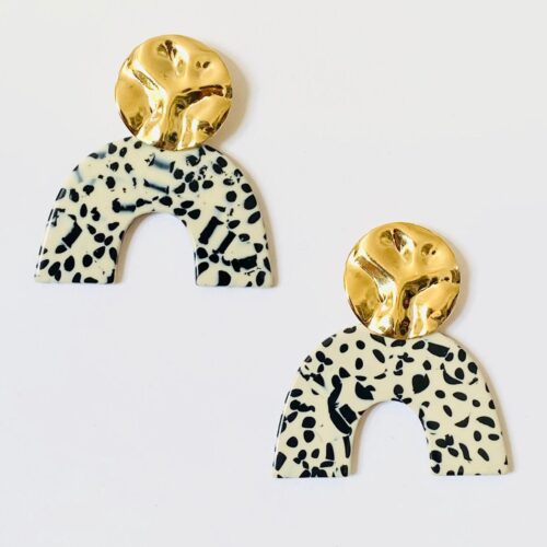 Boucles d’oreilles plaqué or - NAO - BB365