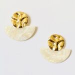 Boucles d’oreilles plaqué or - NAO - BB369