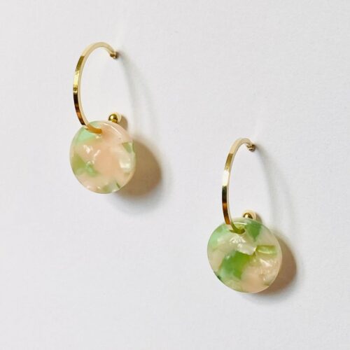 Boucles d’oreilles plaqué or - NAO - BB371