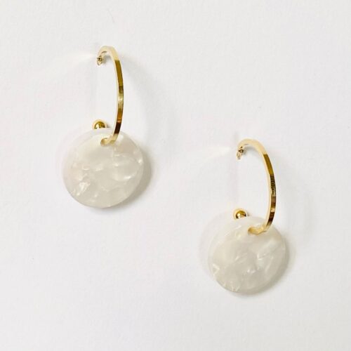 Boucles d’oreilles plaqué or - NAO - BB373