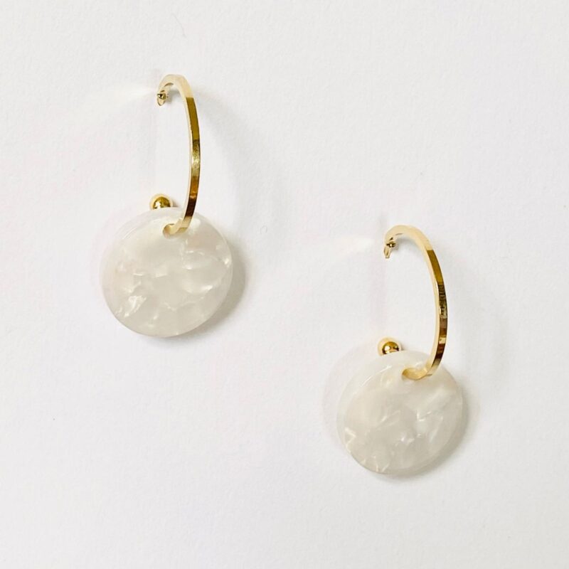 Boucles doreilles plaque or NAO BB373 NAO 17524 2