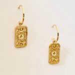 Boucles d’oreilles plaqué or - NAO - BB376