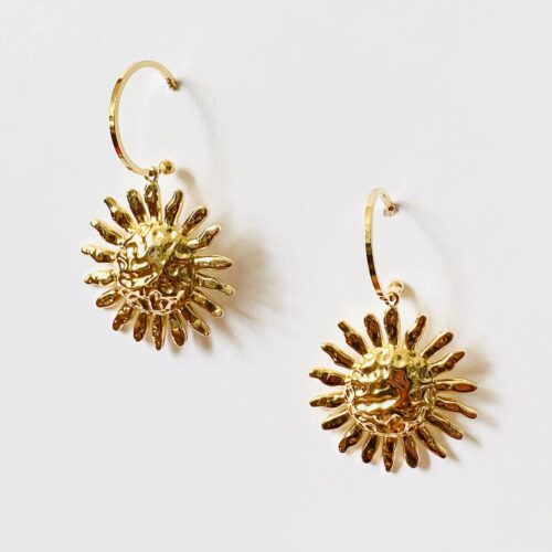 Boucles d’oreilles plaqué or - NAO - BB379