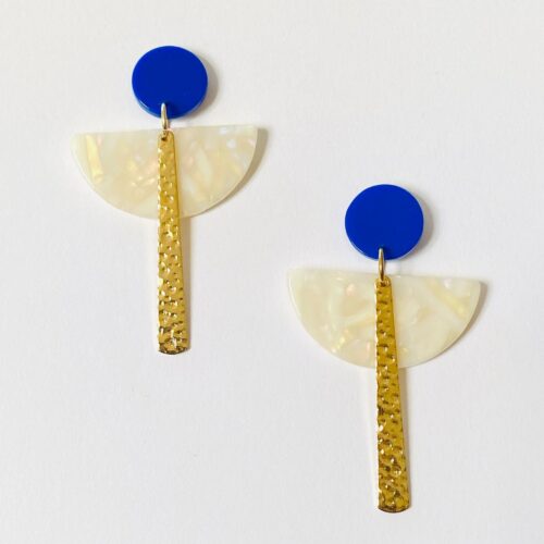 Boucles d’oreilles plaqué or - NAO - BB382
