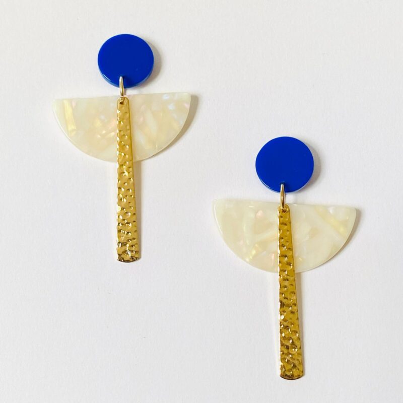 Boucles doreilles plaque or NAO BB382 NAO 17519 2