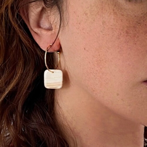 Boucles d’oreilles plaqué or - NAO - BOO1500