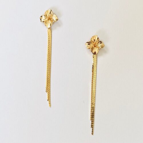 Boucles d’oreilles plaqué or - NAO - BOO1504