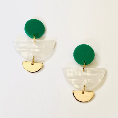 Boucles d’oreilles plaqué or - NAO - BOO1507