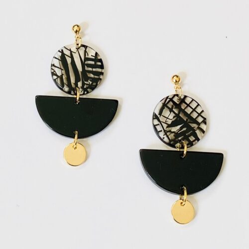 Boucles d’oreilles plaqué or - NAO - BOO1508