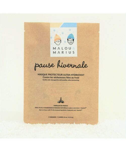Malou & Marius - Masque super hydrantant - Pause hivernale