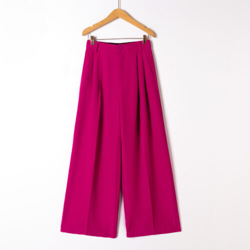 Pantalon fluide à pinces - Sam - Violet
