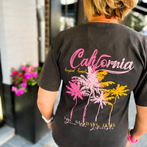 T-shirt imprimé - California - noir
