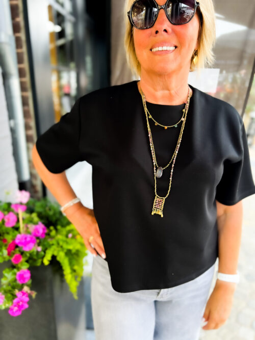 T-shirt ultra doux - Joy - noir