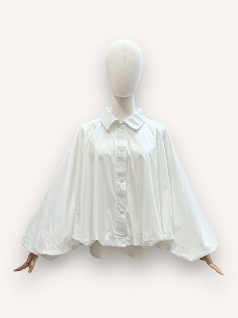 Chemise-ample-coupe-ballon-blanc_Dame_18116_2.jpeg Chemise ample coupe ballon blanc Dame 18116 2