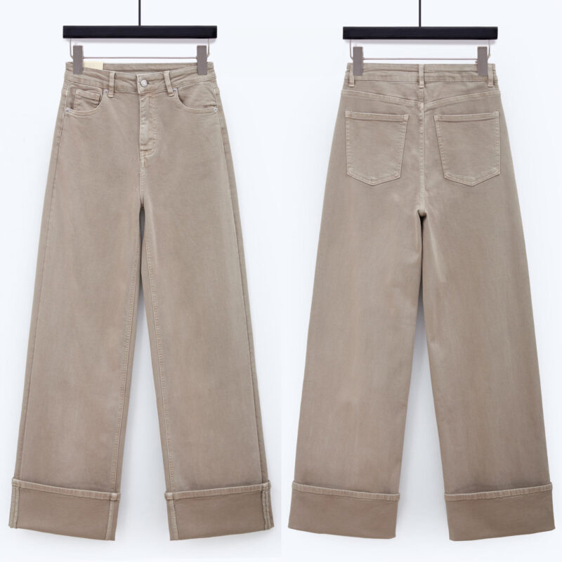 jeans large avec bord non cousu nira beige 01 scaled