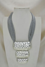 Collier XXL - Lyz - argenté