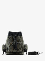 SAC SEAU CUIR NOIR UNISEXE - Paul Marius - LESEAU 90'S - Gris et noir