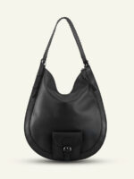 Sac cuir hobo xl noir femme - Paul Marius - LeHobo XL - Noir