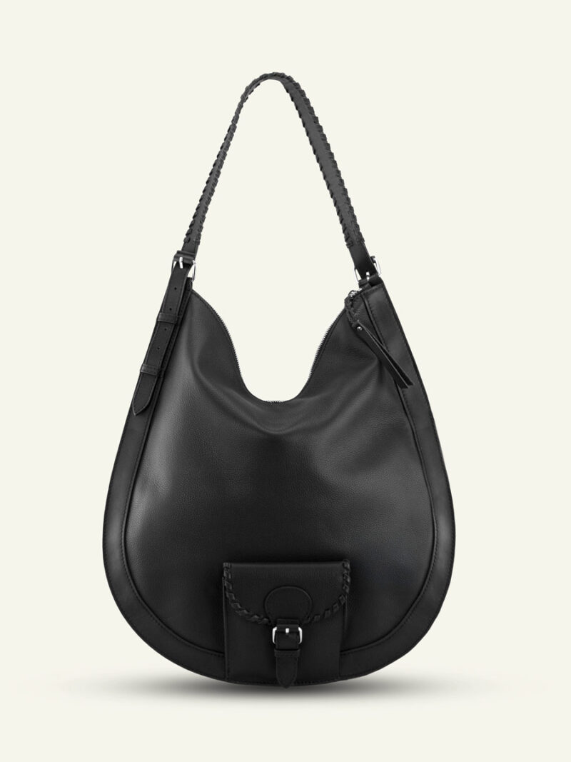 Sac cuir hobo xl noir femme Paul Marius LeHobo XL Noir Paul Marius 18217 2