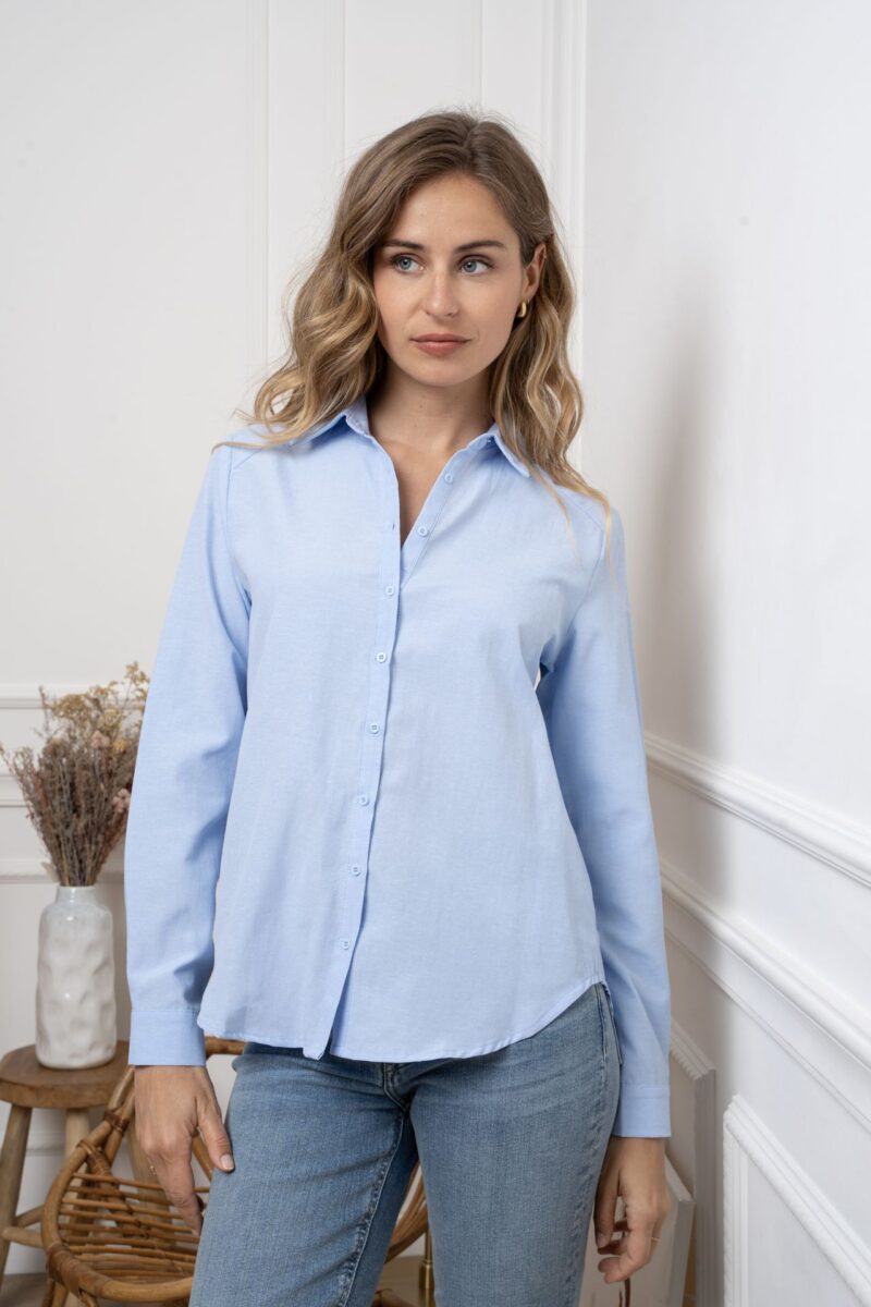 Chemise Bleu ciel Dame 18561 2