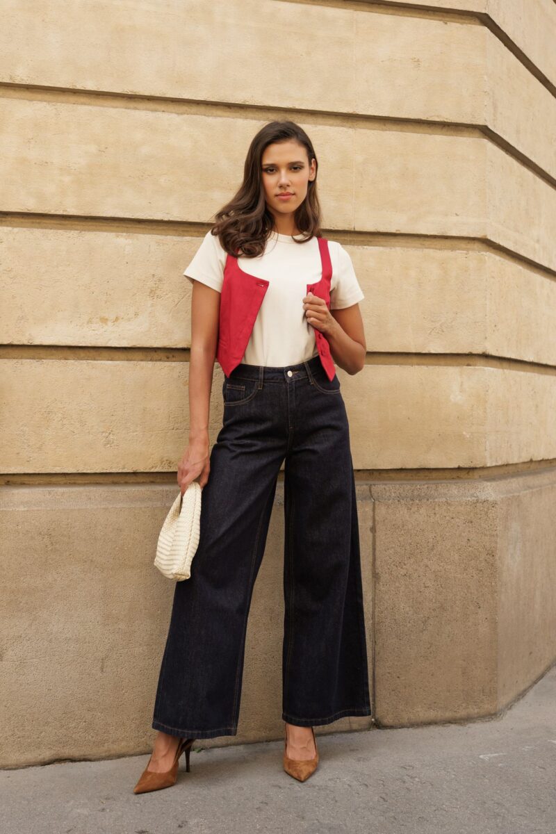 Jeans Palazzo Giovani Brut Dame 18523 2