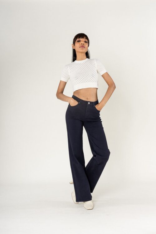 Jeans flare - Kate - Bleu marine