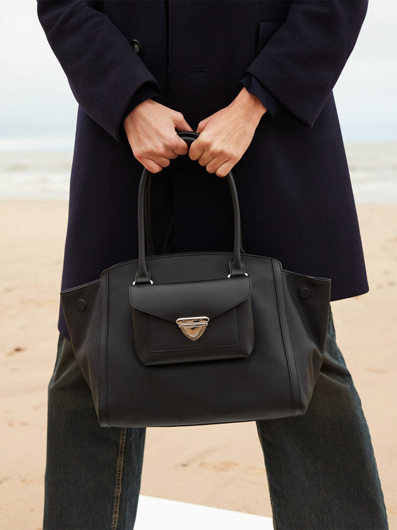 cabas noir charbon en cuir paul marius le caprice noir charbon 01