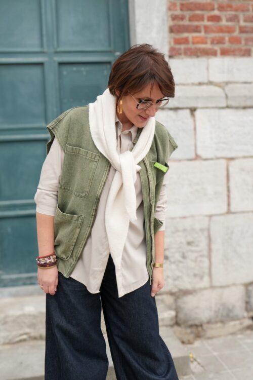 Foulard - Uni - Beige