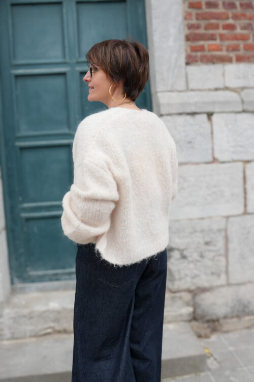 Gilet uni - Bernadette - Beige