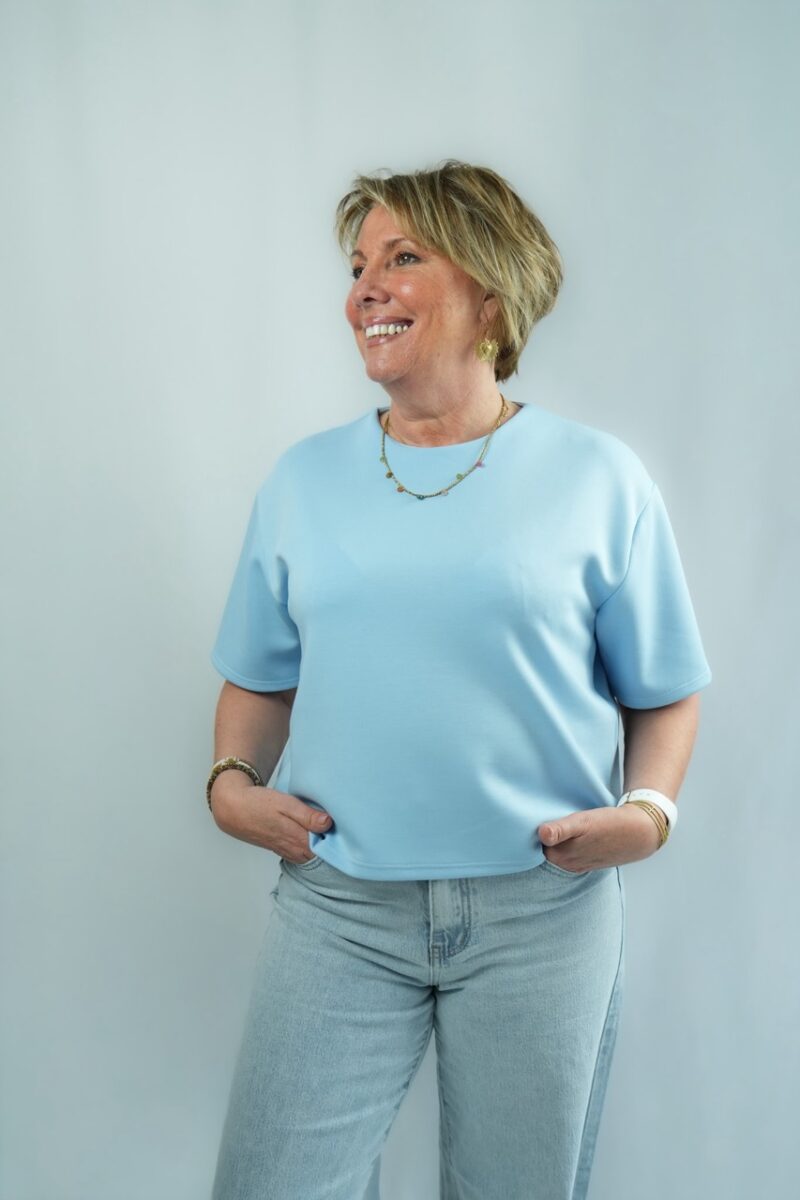 t shirt ultra doux joy bleu pastel 03